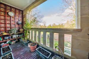 Covered balcony- click for photo gallery